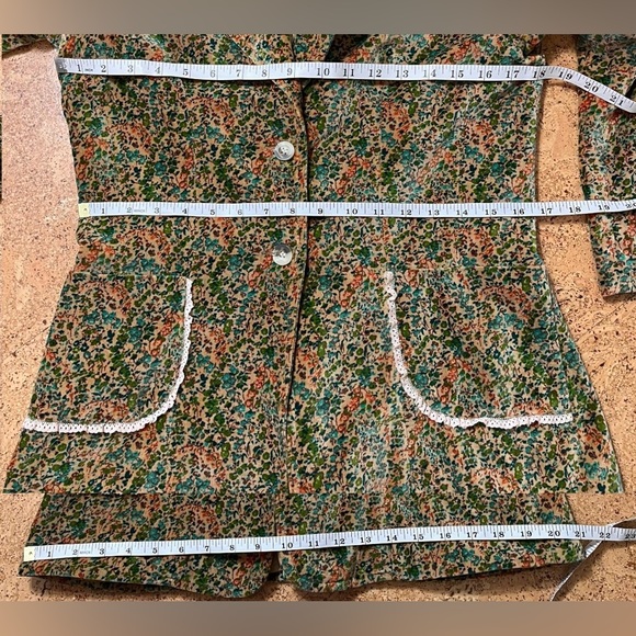 Plenty By Tracy Reese Floral Velvet 2 Button Blazer Sz M - Picture 11 of 16